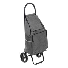 Carrito de Compra Plegable de 2 Ruedas, Bolsa de Gran Capacidad y Resistente,Carro de la Compra Ligero y Compacto