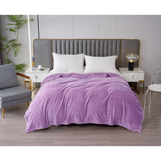 Manta de franela de 300 GSM para cama y sofá, manta de franela para cama, manta ligera, extra cálida, para uso prolongado, para el invierno, transpirable