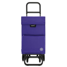 Garmol Carro de Compra Plegable Ligero, Bolsa Térmica, 40 litros, 4 Ruedas, Embalado con Cartón Reforzado 56L