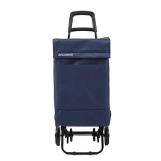 Carro de Compra Plegable Ligero, 100x41x33cm, Capacidad 48 litros, 4 Ruedas, Empaque Cartón Reforzado