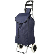 Carrito de Compra Plegable de 2 Ruedas, Bolsa de Gran Capacidad y Resistente,Carro de la Compra Ligero y Compacto