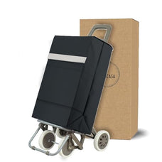 Mimocasa Carro Carrito de Compra Plegable Ligero 100x41x33cm,Garantía 3 años, Resistente, Plegable, con 4 Ruedas Resistentes, para la Compra de Alimentos, Capacidad de Carga 48 litros