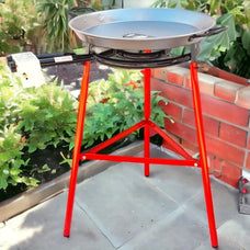 Soporte para Paellera de Gas Butano con 3 Patas Estables | Hornillo Gas Butano para Exterior | Base para Paellera Inducción y Cocina de Camping