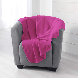 Manta Tejido Polar 130x160 cm. Mantita fina Cálida, Transpirable, Suave y Ligera para Sofá, Cama y Viaje