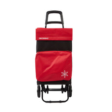 Carro de Compra Plegable con Termo Ligero, 100x41x33cm, Capacidad 48 litros, 4 Ruedas, Empaque Cartón Reforzado, Garantía 3 Años