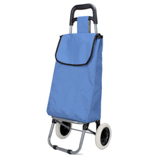 Carro de Compra Plegable con Gran Capacidad, 40 litros, 90x30x35cm, 2 Ruedas