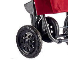 Carrito de Compras Plegable con Ruedas Retráctiles 2 en 1 – Bolsa Grande en Beige, Rojo y Gris, Ligero y Resistente con Cierre de Cordón