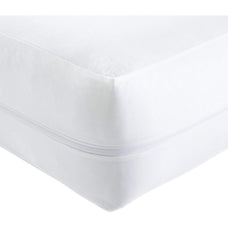 Protector De Colchon Funda con altura 27 cm Transpirable con Cremallera 100 Microfibra, Protector Tacto Liso y Suave, Fabricado en ESPAÑA