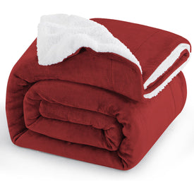 Manta Sofa Invierno Polar - Mantas para Cama 135 150 Gruesa Calentita Manta de Sofá Suave y Caliente con Borreguito, Reversible de Franela y Borrego