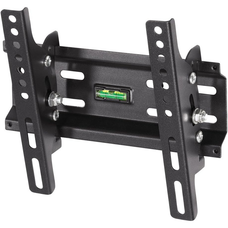 Soporte fijo ultrafino de pared para TV, soporte de pared para TV, negro