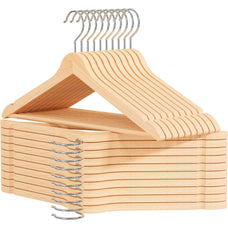 Perchas Madera con Cortes Alrededor de los Hombros