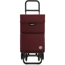 Garmol Carro de Compra Plegable Ligero, Bolsa Térmica, 40 litros, 4 Ruedas, Embalado con Cartón Reforzado 56L